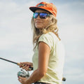 Palometta - Blue Water Matte / Silver Mirror Poly / Medium - Sunglasses