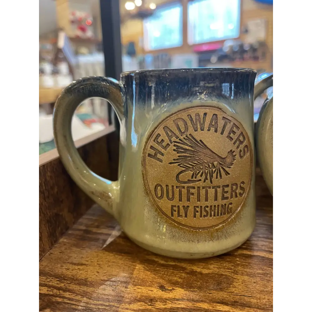 Panthertown Pottery Fly Fishing Stam / Coffee Mugs