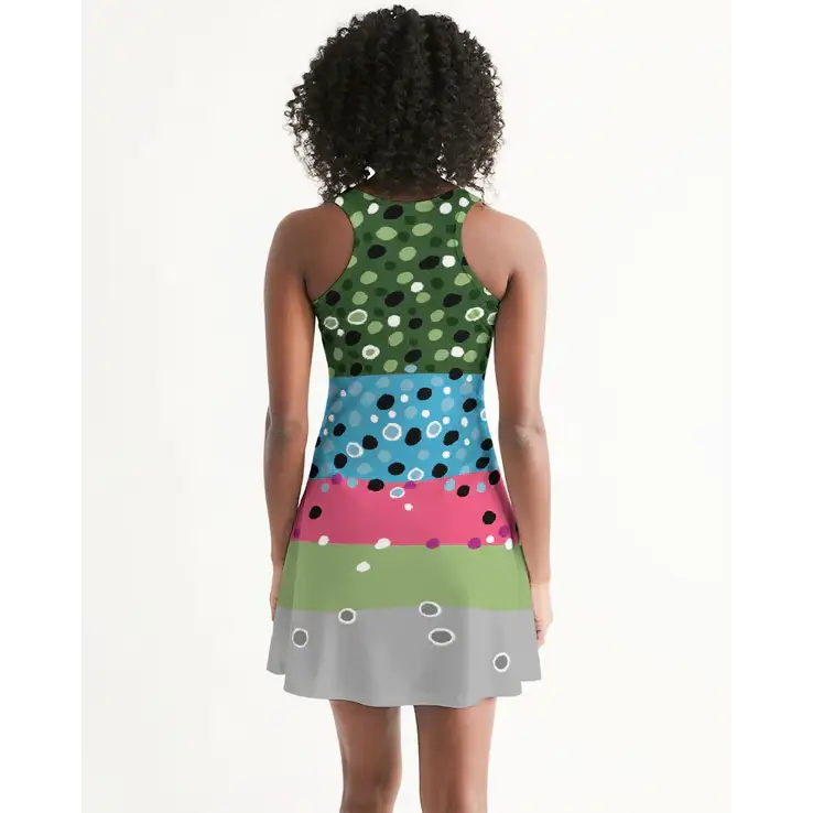 Yellow Sally Rainbow Trout Dress