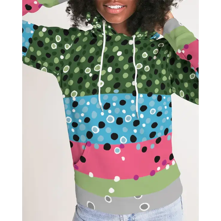 Yellow Sally Rainbow Trout Hoodie