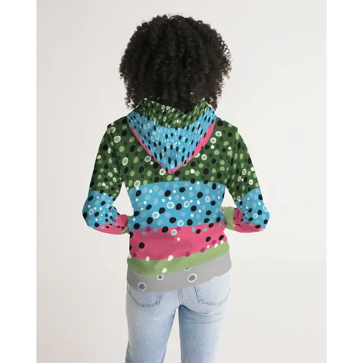 Yellow Sally Rainbow Trout Hoodie