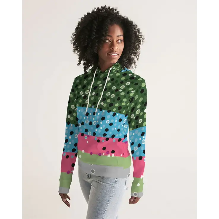 Yellow Sally Rainbow Trout Hoodie