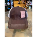 Richardson Hats Richardson Genuine Leather Fly Rod Logo Brown/Khaki / 111