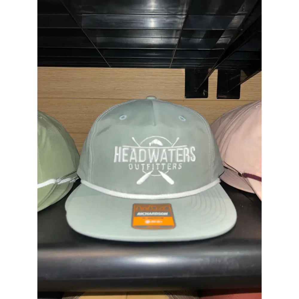 Richardson Headwaters Cross Paddle Logo 2025 Hats - 256 / Umpqua Dusty Blue/White - Richardson