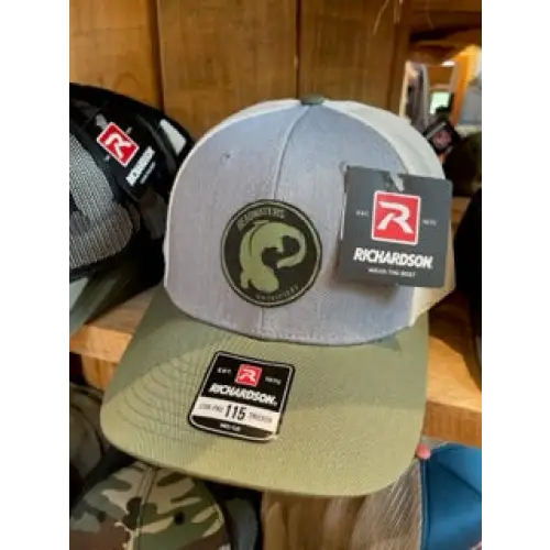 Richardson Hats Richardson Hellbender Patch Hat / Grey/Birch/Army