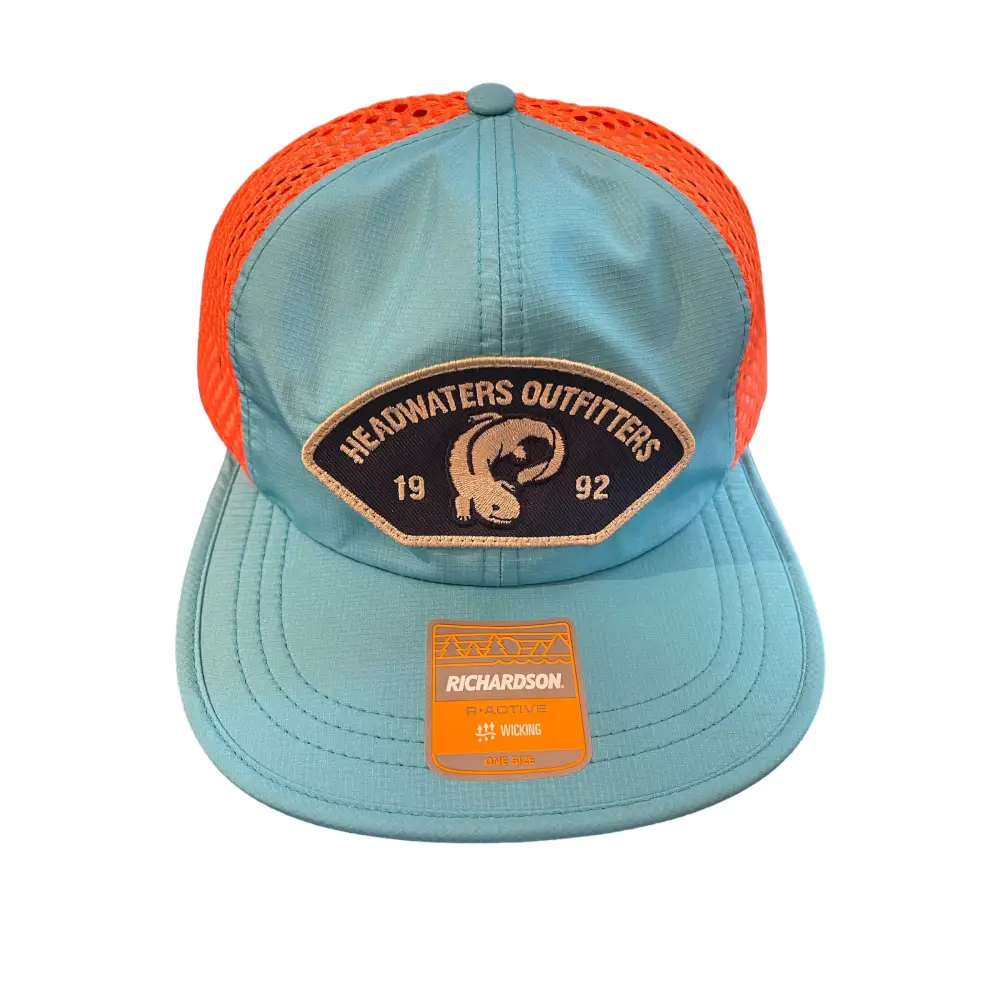Richardson Hats Richardson Hellbender Patch Hat / Teal/Orange