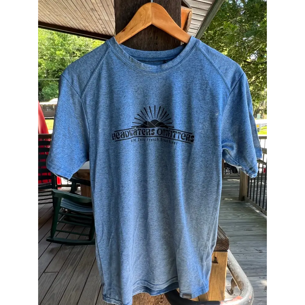 River Map Sport Tee 2024 - S / Blue Heather / Short Sleeve - Short Sleeves