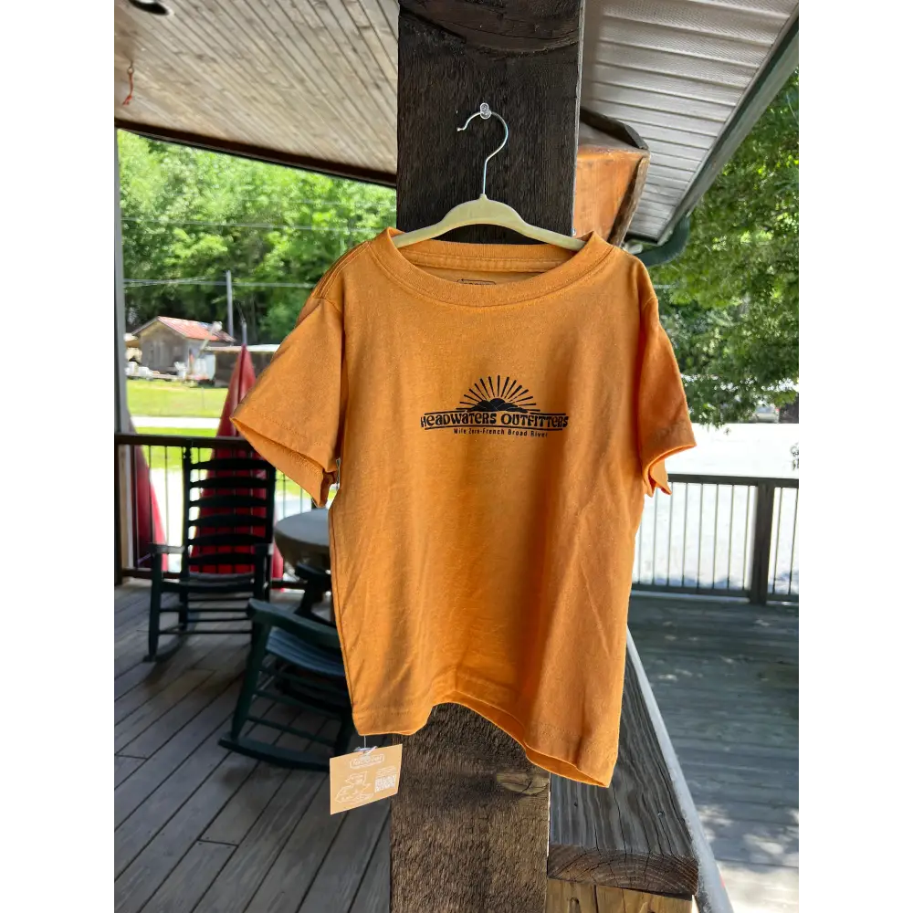 River Map Youth T-Shirts 2024 - 2T / Fire Orange - Short Sleeves