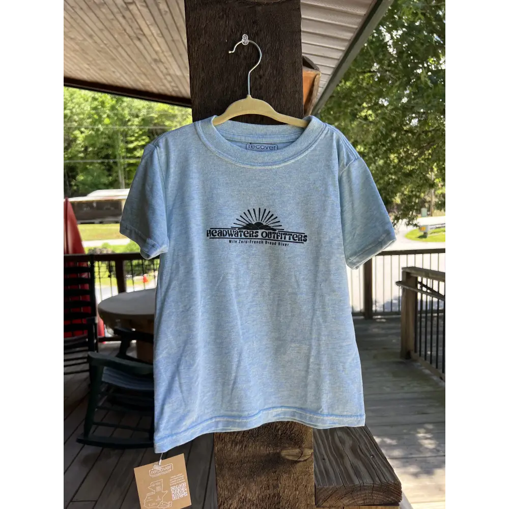 River Map Youth T-Shirts 2024 - 2T / Light Blue - Short Sleeves