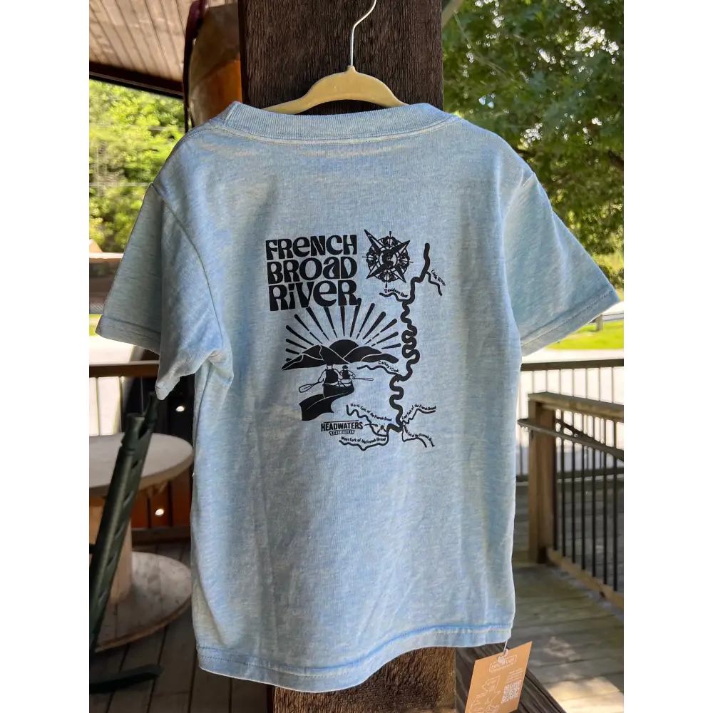 River Map Youth T-Shirts 2024 - Short Sleeves