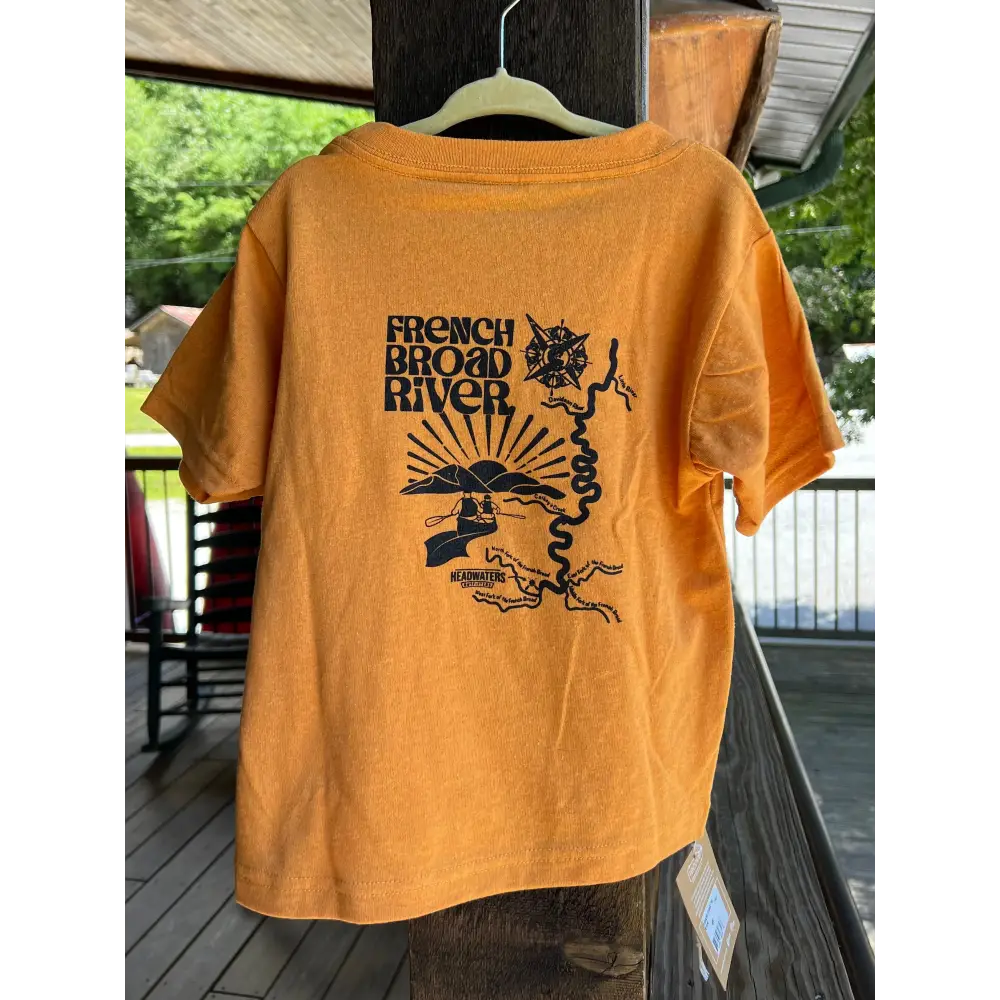 River Map Youth T-Shirts 2024 - Short Sleeves