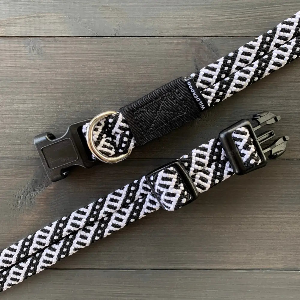 Wilderdog Collar Black White
