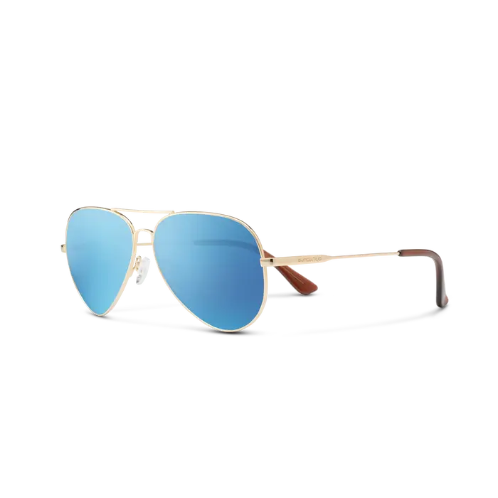 Sun Cloud Optics SunCloud Hard Deck Gold/ Plr Aqua Mirror