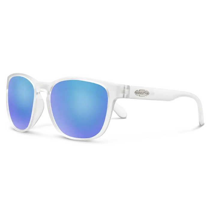 Sun Cloud Optics SunCloud Loveseat Matte Crystal/Plr Blue Mirror