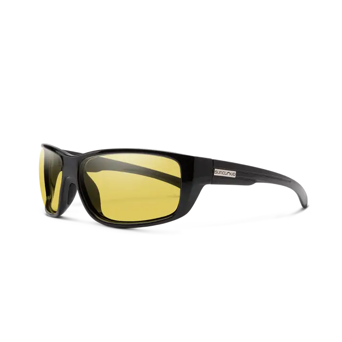Sun Cloud Optics Suncloud Milestone Blk/PLR Yellow