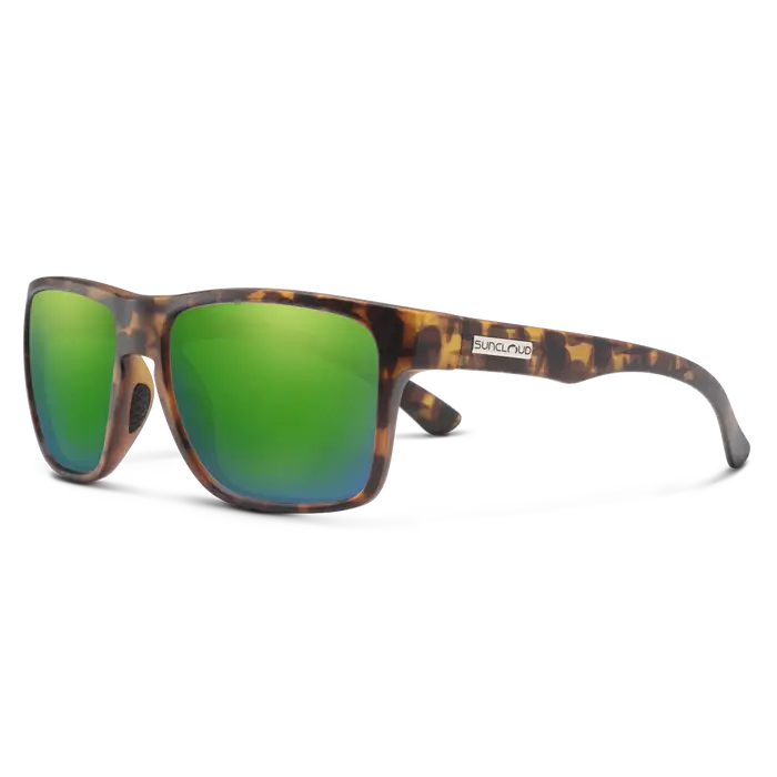 Sun Cloud Optics SunCloud Rambler Matte Tortoise/ Plr Green Mirror