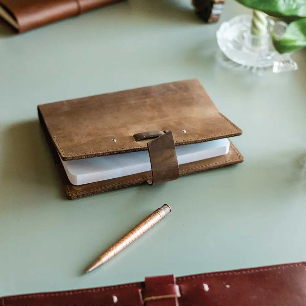 Rustico Switchback Leather Notebook