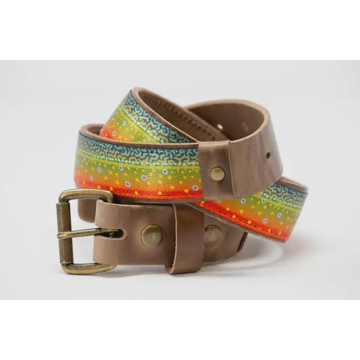 The Fish & Upland Prints Belt - Men’s Accessories
