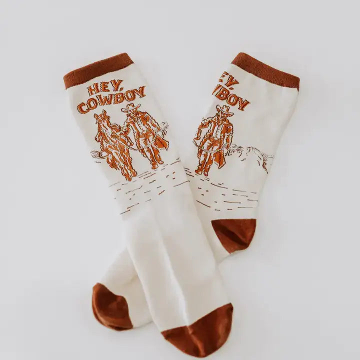 The Montana Scene Socks - Hey Cowboy - Misc Footwear