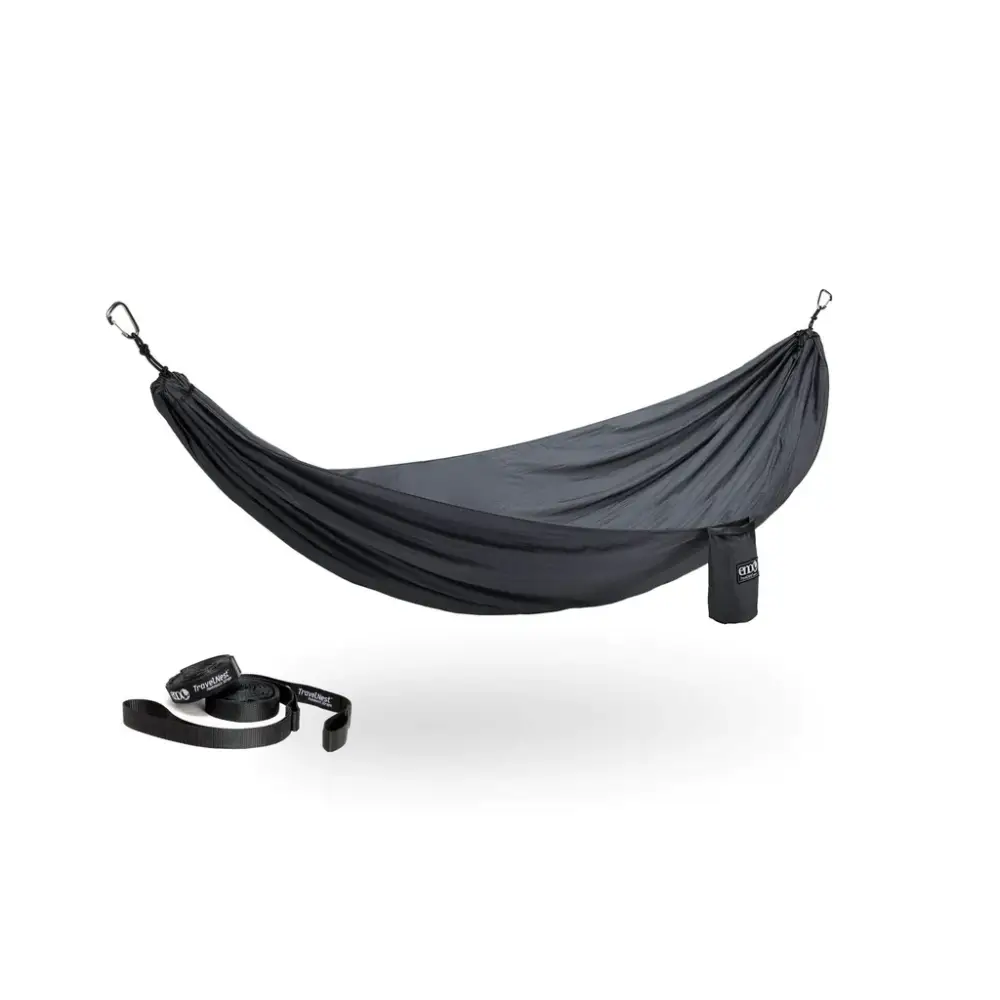 Eagles Nest Outfitters TravelNest Hammock + Straps Charcoal