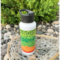 Trout Pattern 32oz Vacuum Insulated Bottle - Brook Trout / White - Home Goods & Gifts
