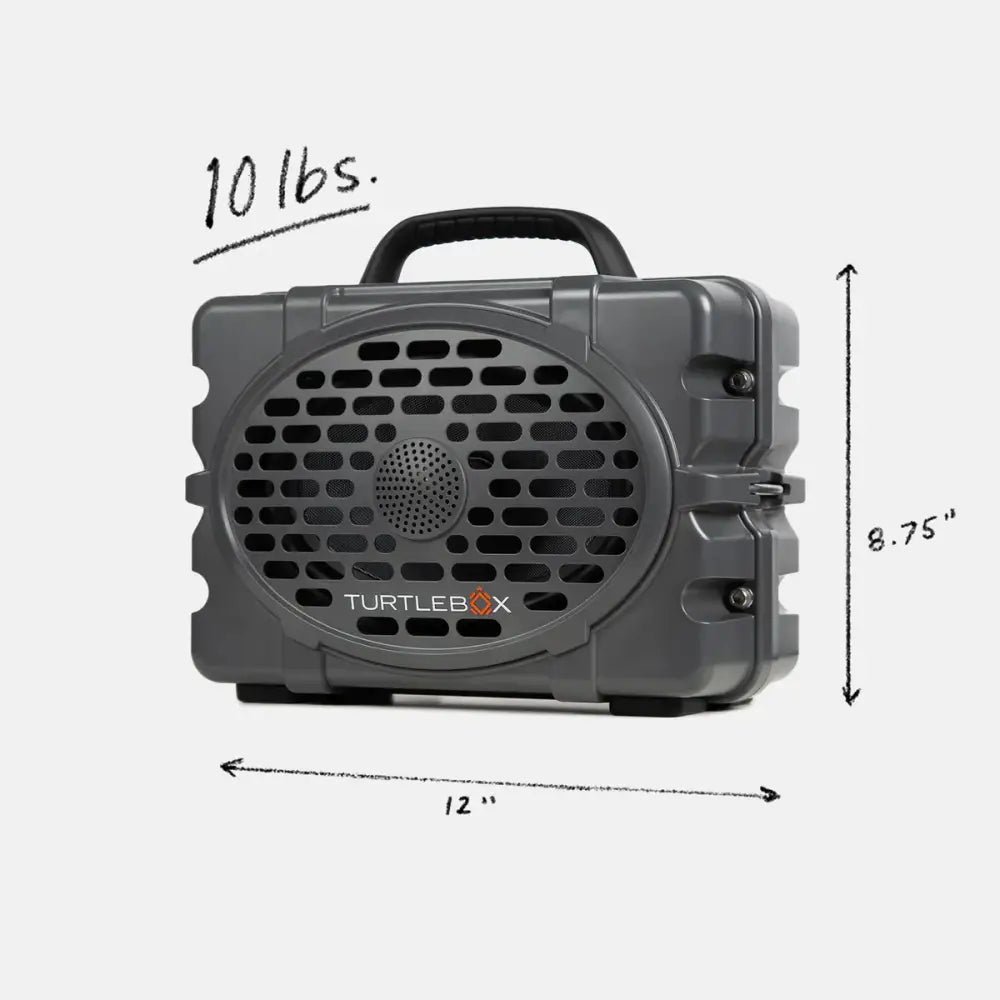 TURTLEBOX GEN 3 SPEAKER - Gray/Black - Misc Outdoor