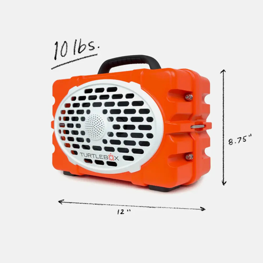 TURTLEBOX GEN 3 SPEAKER - Orange/Black - Misc Outdoor