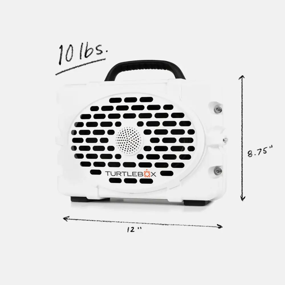 TURTLEBOX GEN 3 SPEAKER - White/Black - Misc Outdoor