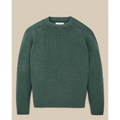 Vintage Cotton Crewneck Sweater - Juniper / S - Long Sleeves