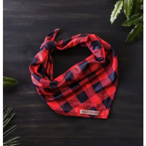 Wilderdog Bandana - Buffalo Plaid - Dog Gear