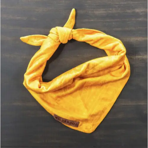 Wilderdog Bandana - Mustard - Dog Gear