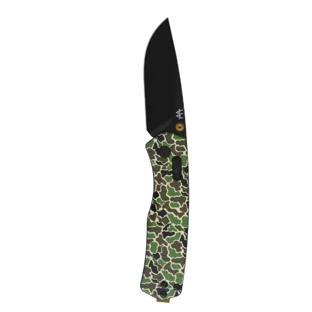 Williams Glide Folder 6.5’’ - Woodland Camo - Outdoor Gear and Accessories