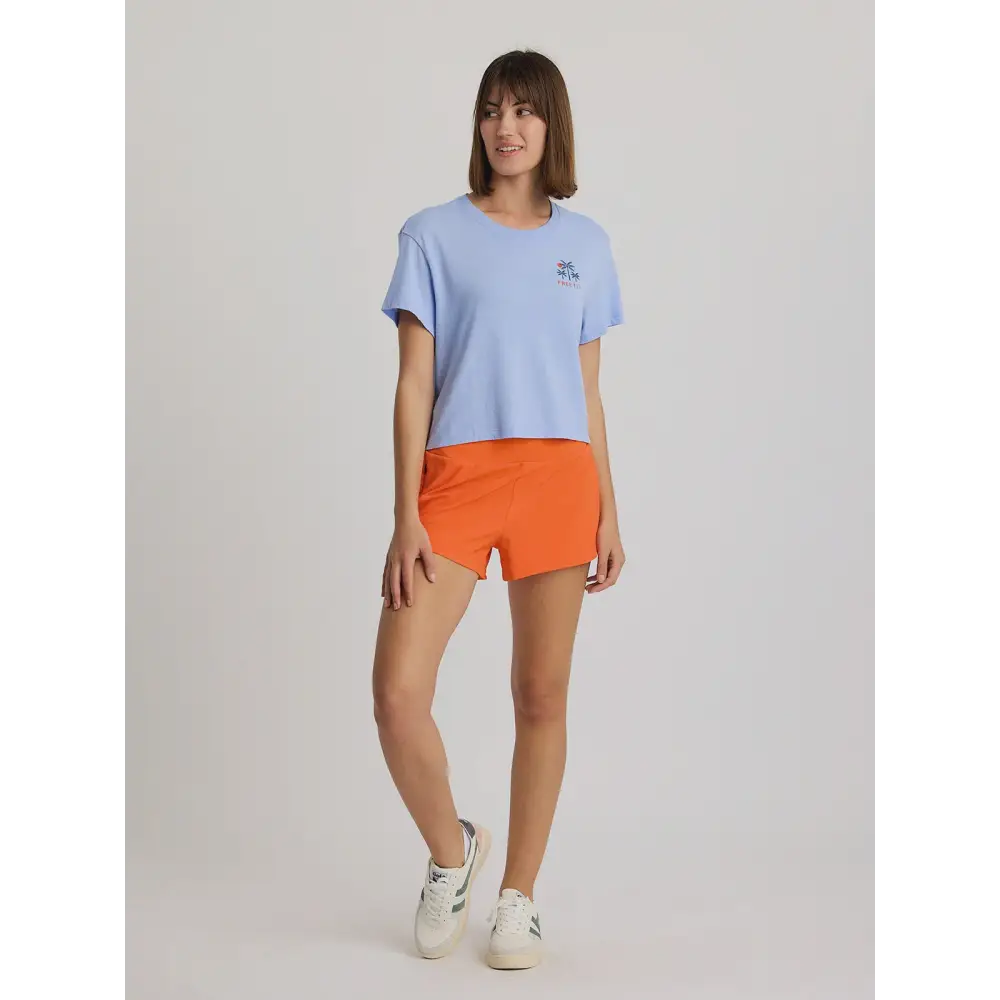 Women’s Bamboo-Lined Active Breeze Short - 3’’ - Tigerlily / XS - Shorts