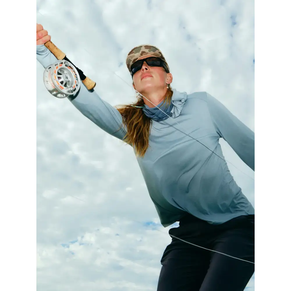 Women’s Bamboo Shade Hoodie II - Logo’d - Ocean Mist / XS - Long Sleeves