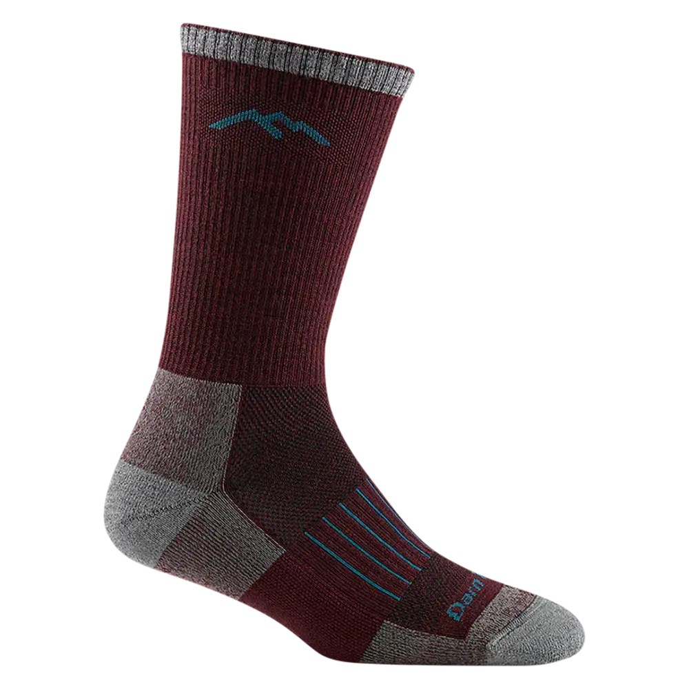 Darn Tough Women's Boot Lightweight Hunting Socks Burgundy