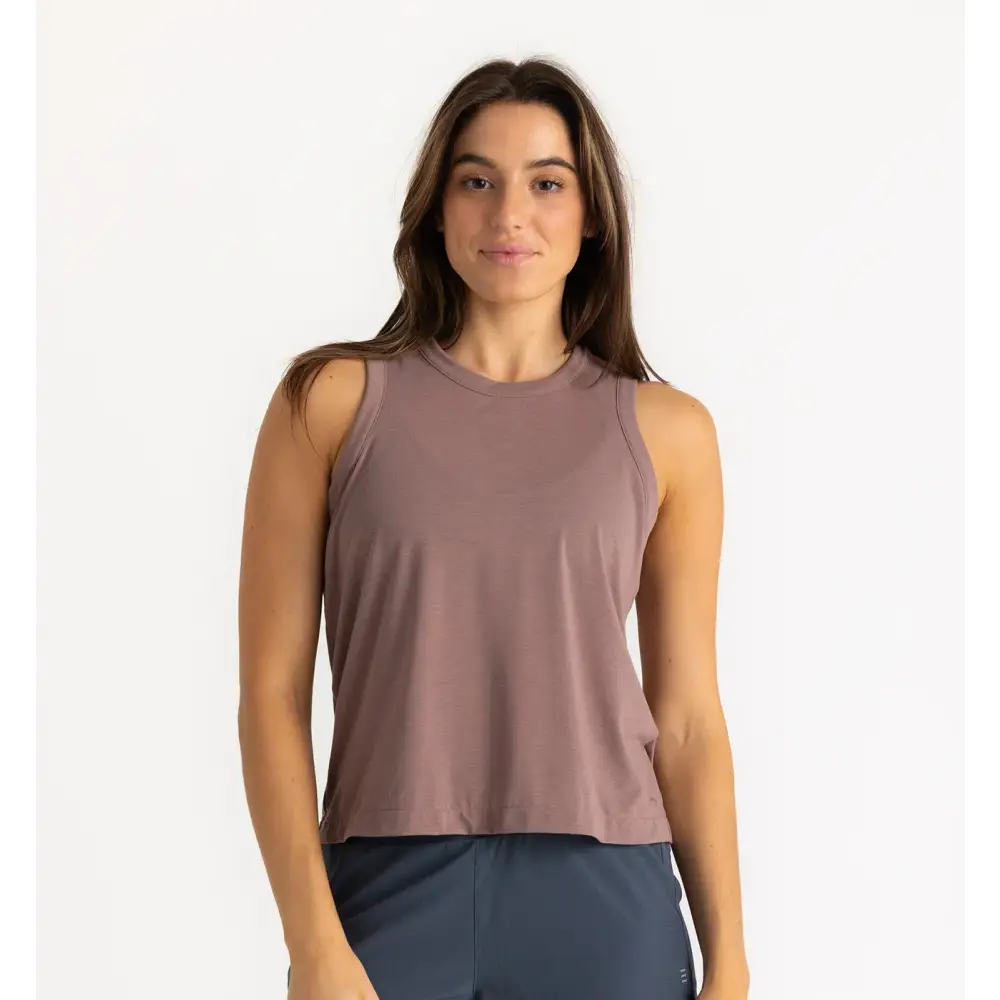 Free Fly Women's Elevate Lightweight Tank Fig