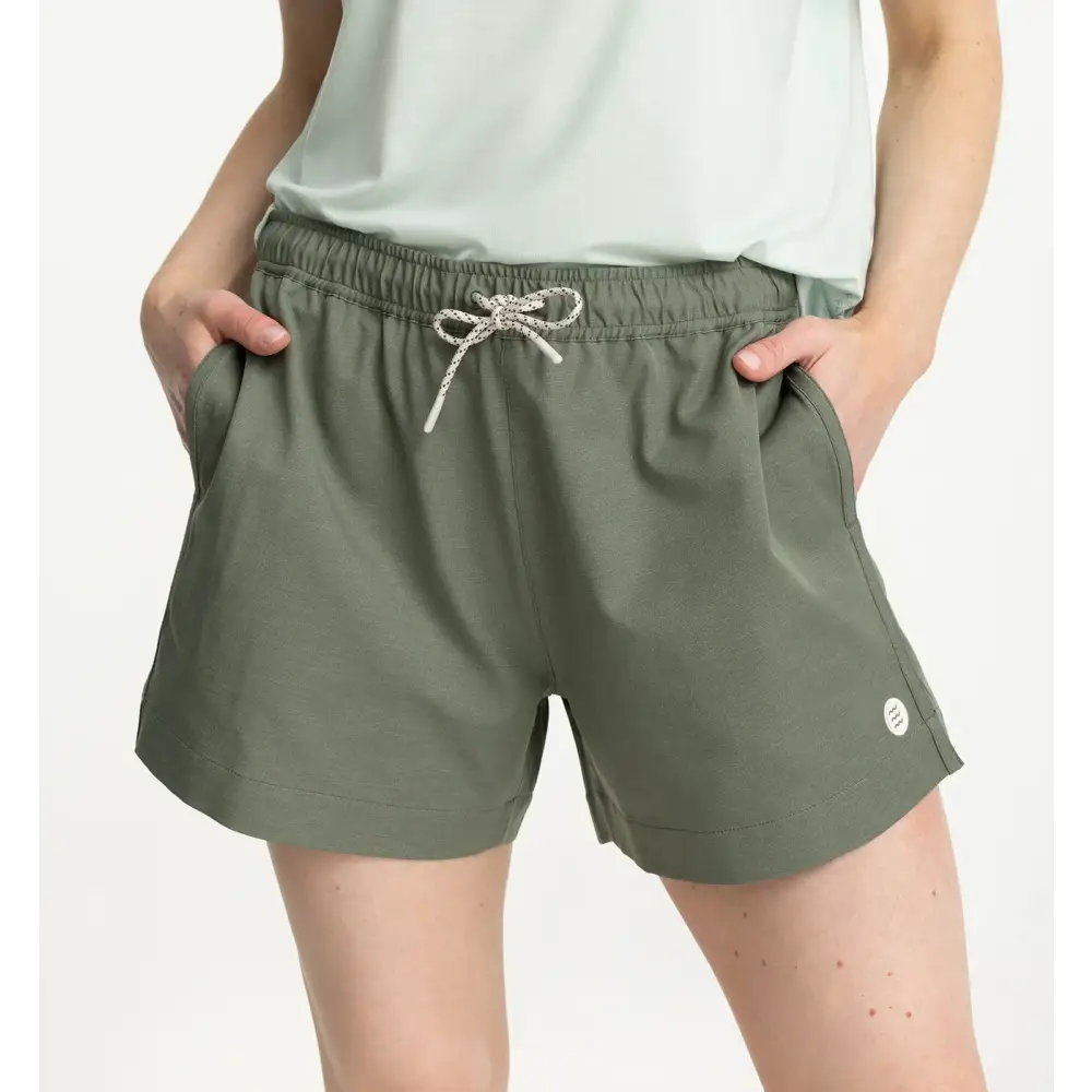 Free Fly Women's Reverb Short Agave Green