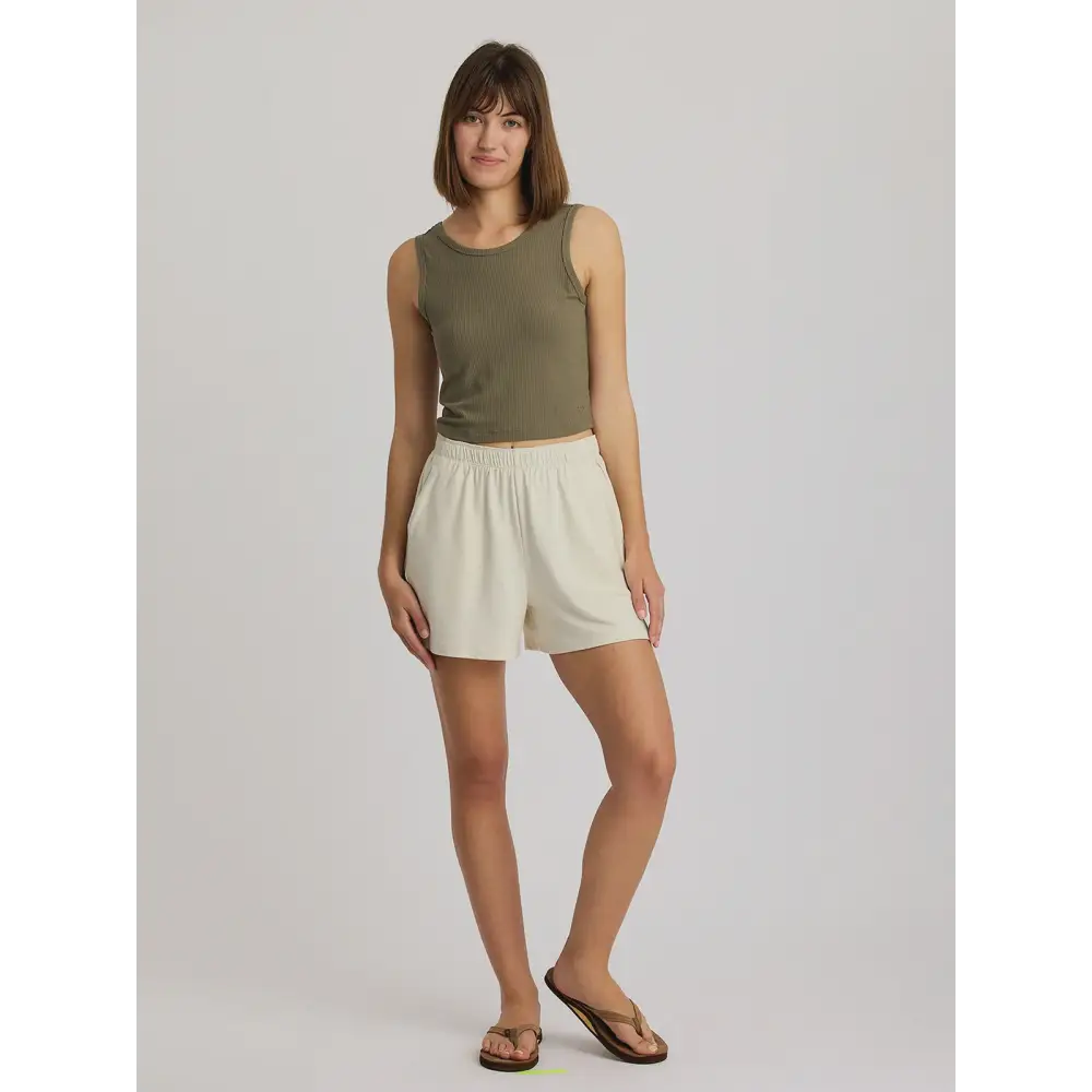 Women’s Ribbed Bamboo Tank - XS / Smokey Olive - Tanks