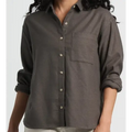Women’s Seawool Flannel Shirt - Dark Forest / XS - Long Sleeves