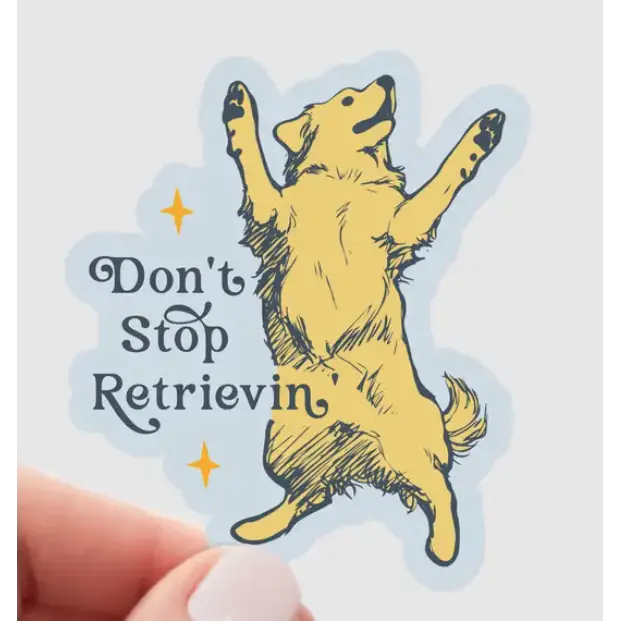 Yarnival Stickers - Don’t Stop Retrieving - Stickers