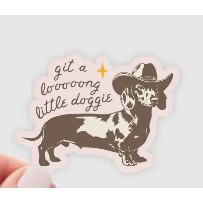 Yarnival Stickers - Git a Long Little Doggie - Stickers