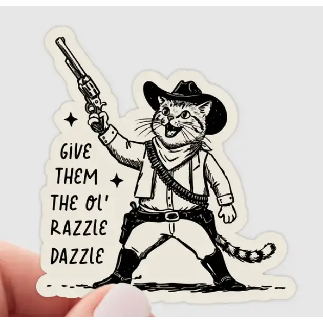 Yarnival Stickers - Give Them the Ol’ Razzle Dazzle - Stickers