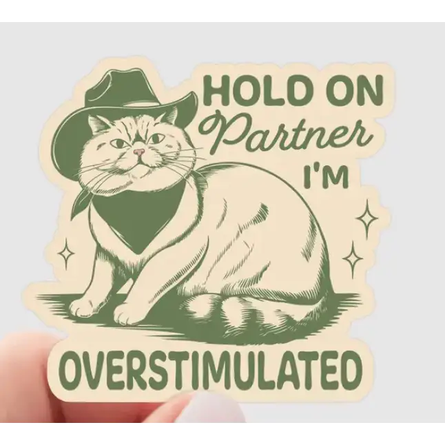 Yarnival Stickers - Hold On Partner - Stickers