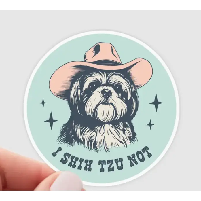 Yarnival Stickers - I Shih Tzu Not - Stickers