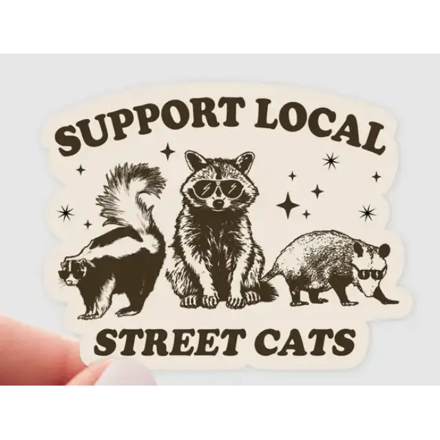 Yarnival Stickers - Support Local Street Cats - Stickers