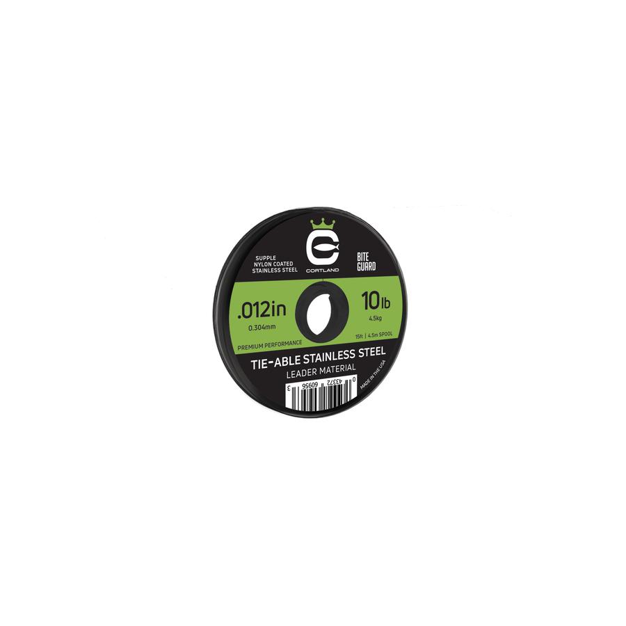 Cortland Tie-Able Stainless Steel Leader Green