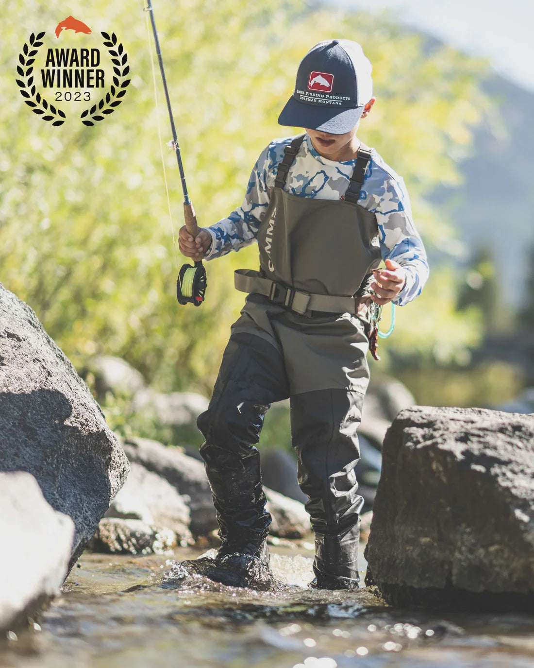 SIMMS Kid's Tributary Stockingfoot Wader