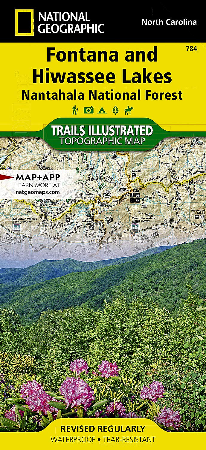 National Geographic 784 Fontana & Hiwassee Lakes 784 Fontana & Hiwassee Lakes
