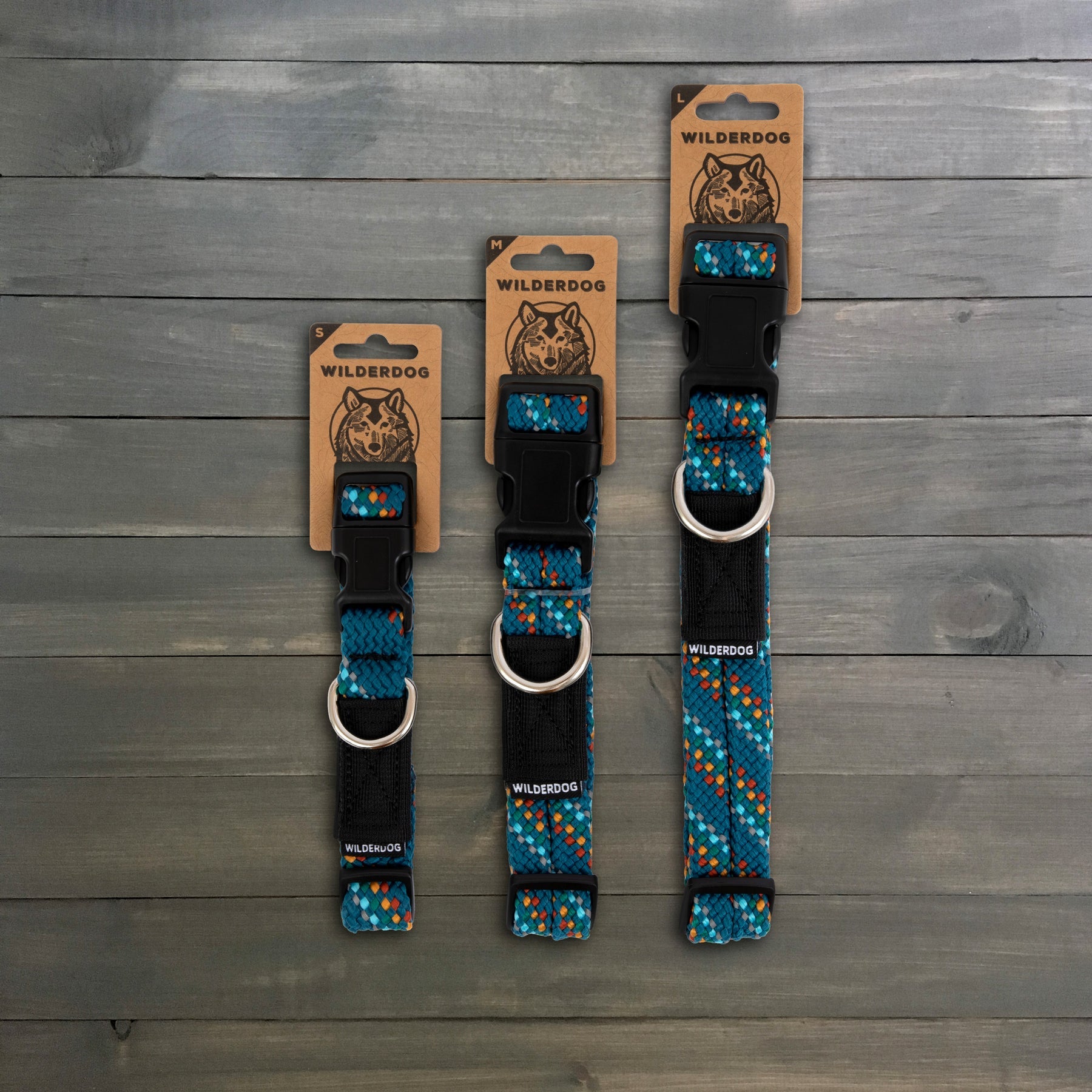 Wilderdog Collar Reflect Blue