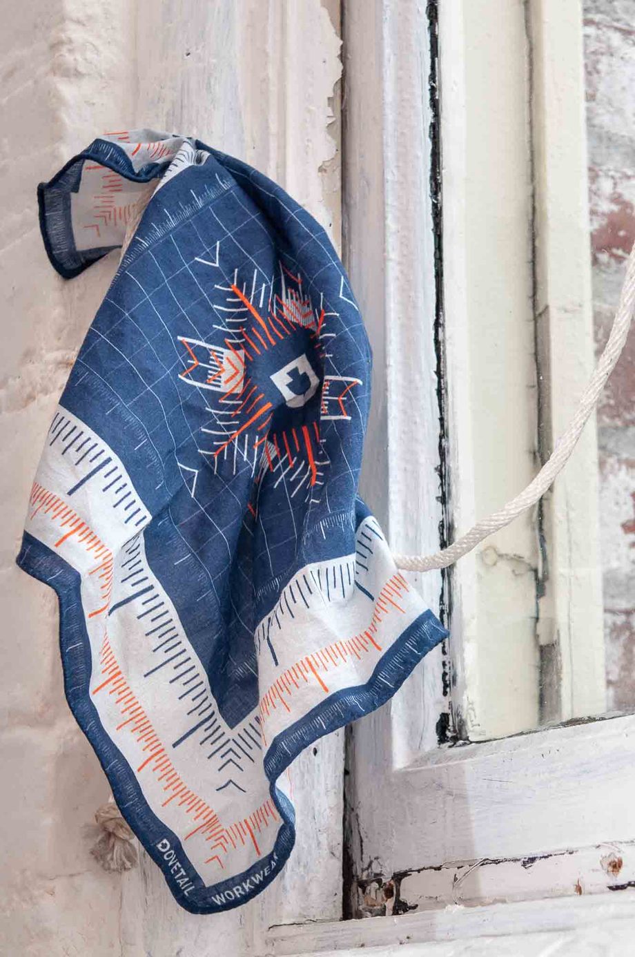 Dovetail Baseline Bandana Grey/Blue / one size